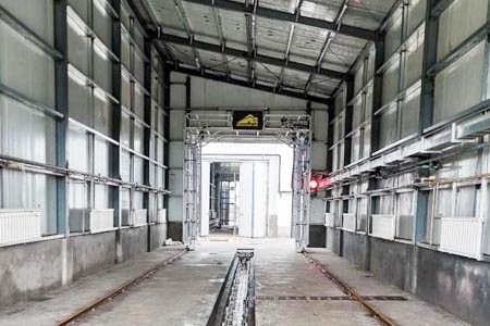 美联车辆洗消中心在双汇交付使用